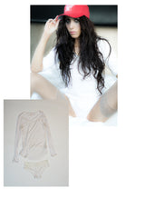 Lane Elizabeth Shirt and panties worn during her photo shoot with Striplv Magazine