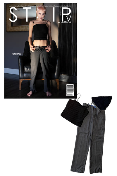 Push Push wardrobe as seen in her photoshoot with STRIPLV Magazine
