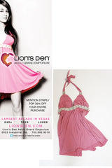 Sophia Jade Pink dress worn during her photo shoot with Striplv Magazine